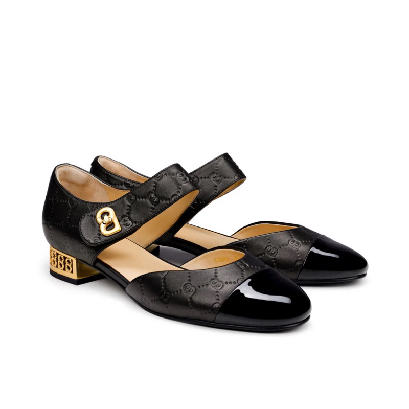 Baverly Strap Pump Shoes Buttonscarves BS Store BSLady