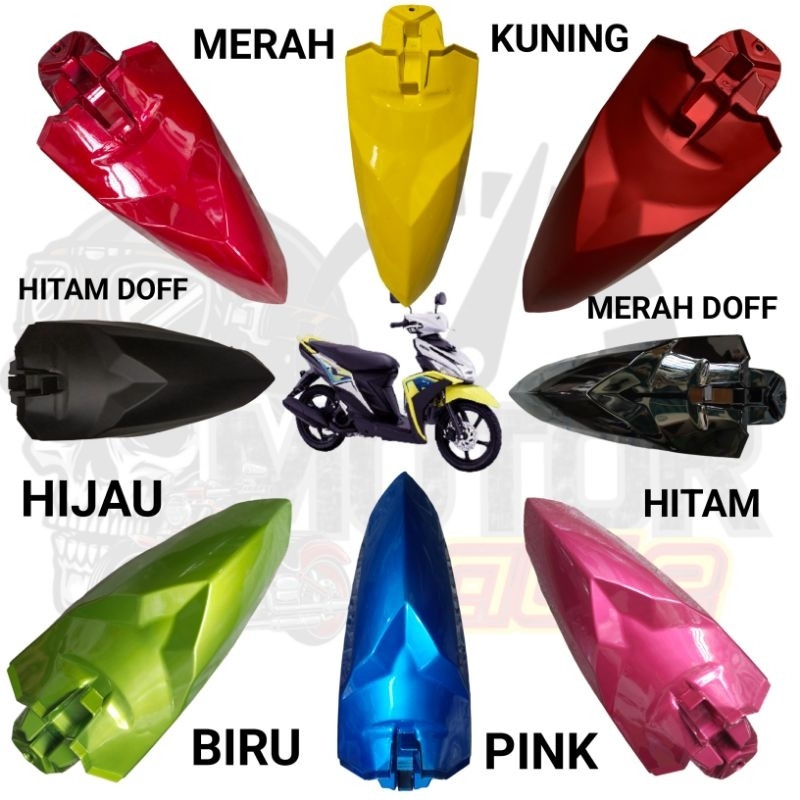 SPAKBOR DEPAN MIO M3 MIO Z MIO 125 WARNA HITAM MERAH BIRU PINK KUNING HIJAU HITAM DOFF MERAH DOFF