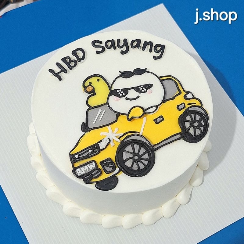 

[D14cm] Custom Cake Jakarta | Birthday Cake | Lettering Cake | Korean Cake [Baca Deskripsi]