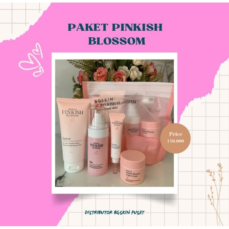 PAKET PINKISH BLOSSOM BGSKIN