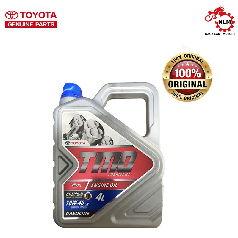 Oli Mesin Mobil Toyota TMO Biru SAE 10W-40 4 Liter Original