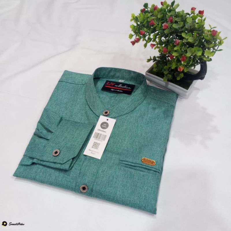 Koko lengan panjang pria /Koko katun madinah