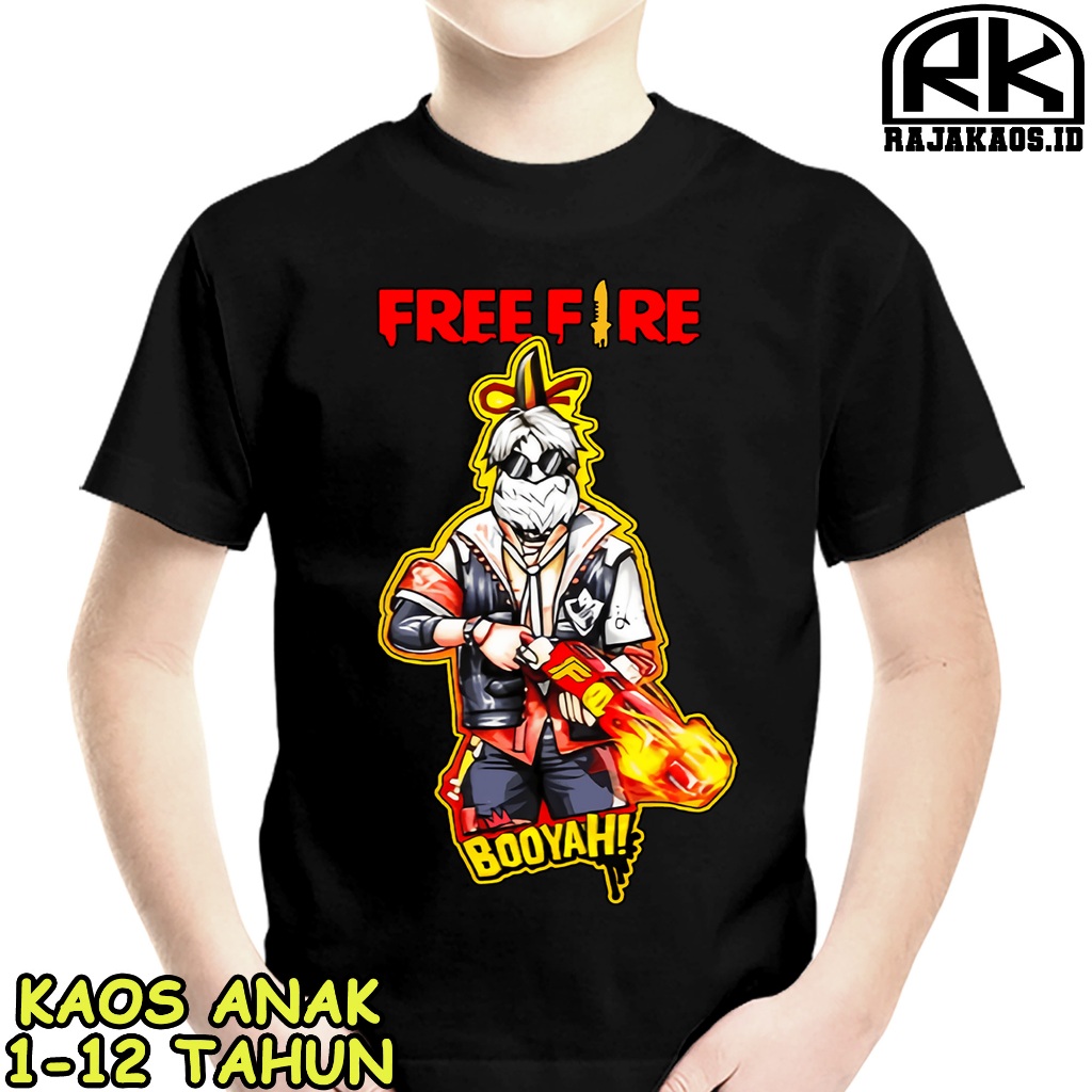 KAOS ANAK KARAKTER FF 5 USIA 1-12 TAHUN BAJU ANAK KAOS FF - KAOS FF COTTON COMBED 30S