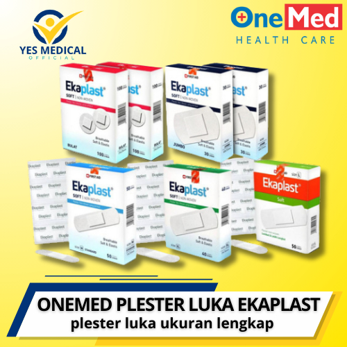 EKAPLAST SOFT M L XL BULAT MIX JUNIOR  JUMBO Plester Luka Non Woven