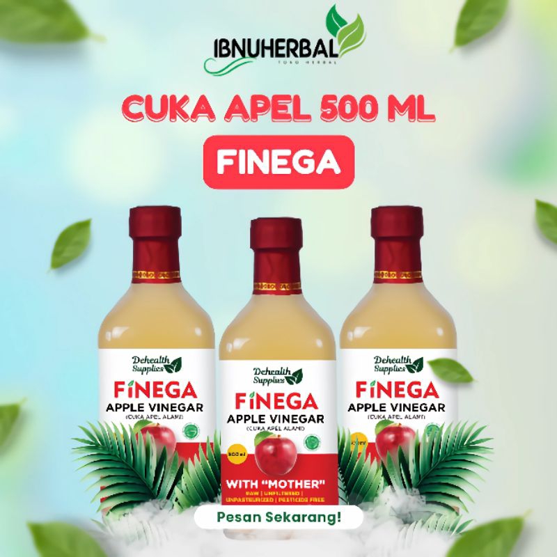 

CUKA APEL 500 ML FINEGA (BOTOL KACA)