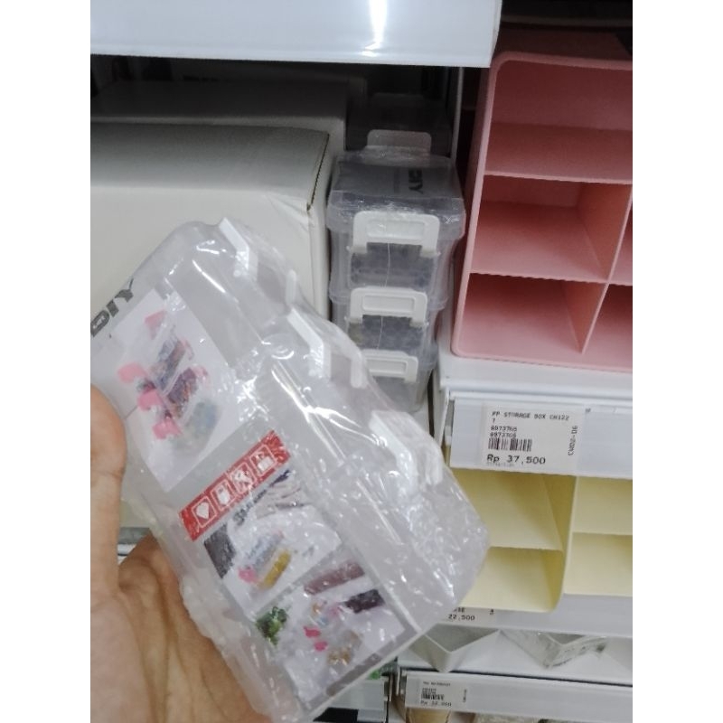 [JASTIP] Mini Storage Box 3 Layer Mr Diy