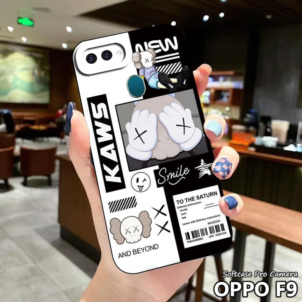 Case Oppo F9 - Casing Hp Oppo F9 ( AES ) - Softcase Pro Camera - Kesing - Silikon - Kondom Hp