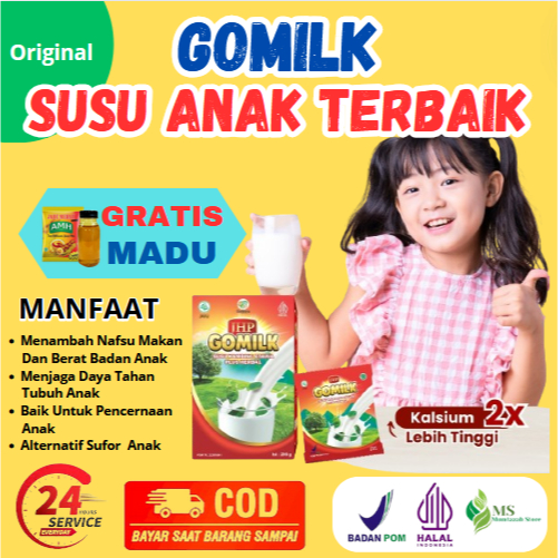 

[ BELI 1 GRATIS JAHE ] [ BELI 3 GRATIS MADU ] [ BISA COD + GARANSI ] GOMILK Susu Kambing Etawa Plus Herbal Susu Anak Terbaik Membantu Menambah Nafsu makan dan Berat Badan Anak menjaga Daya Tahan Tubuh Anak Untuk Pencernaan dan Alternatif Sufor Anak