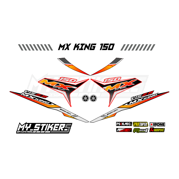 STRIPING MX KING MOTIF MALAYSIA