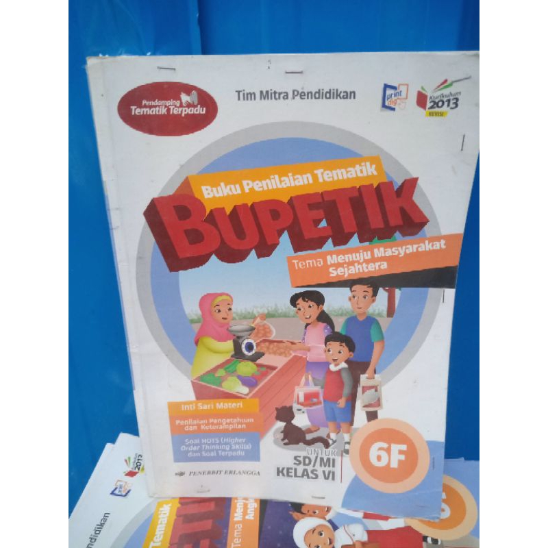 bupetik 6f kelas 6 sd erlangga kurikulum 2013 revisi