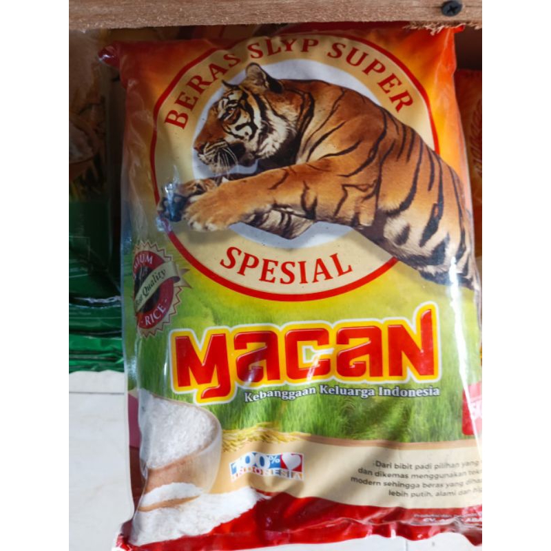 

[ 5 Kilogram ] Beras SLYP Super Cap Macan PREMIUM QUALITY I ❤️ Indonesia