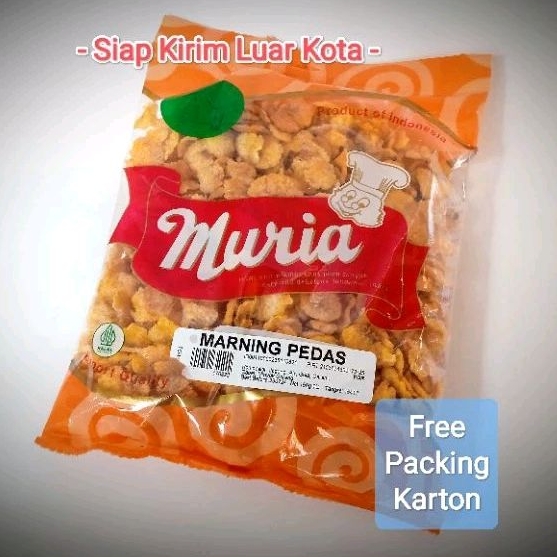 

Marning Jagung Pecah Muria Rasa Manis Gurih Pedas 150g