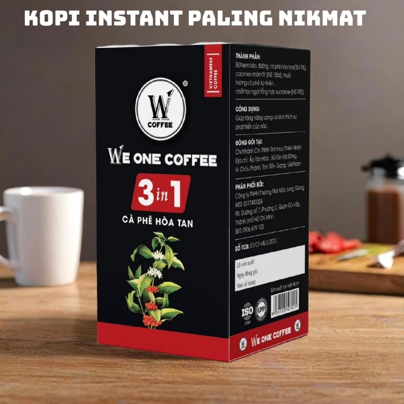 

We One Coffee 3n1 240 Gram (15 Sachet)