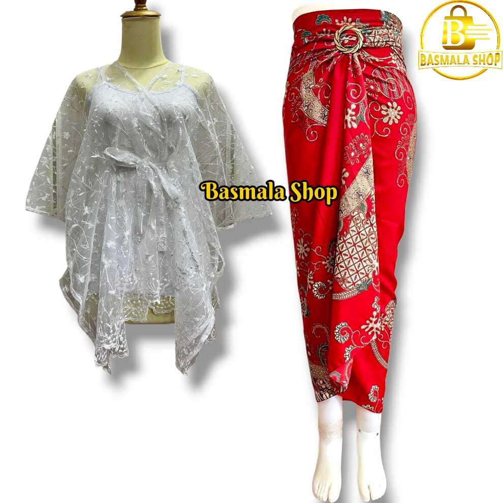 Premium Rok Lilit Batik Warna Merah Cabe Terbaru 2025 Limited Edision
