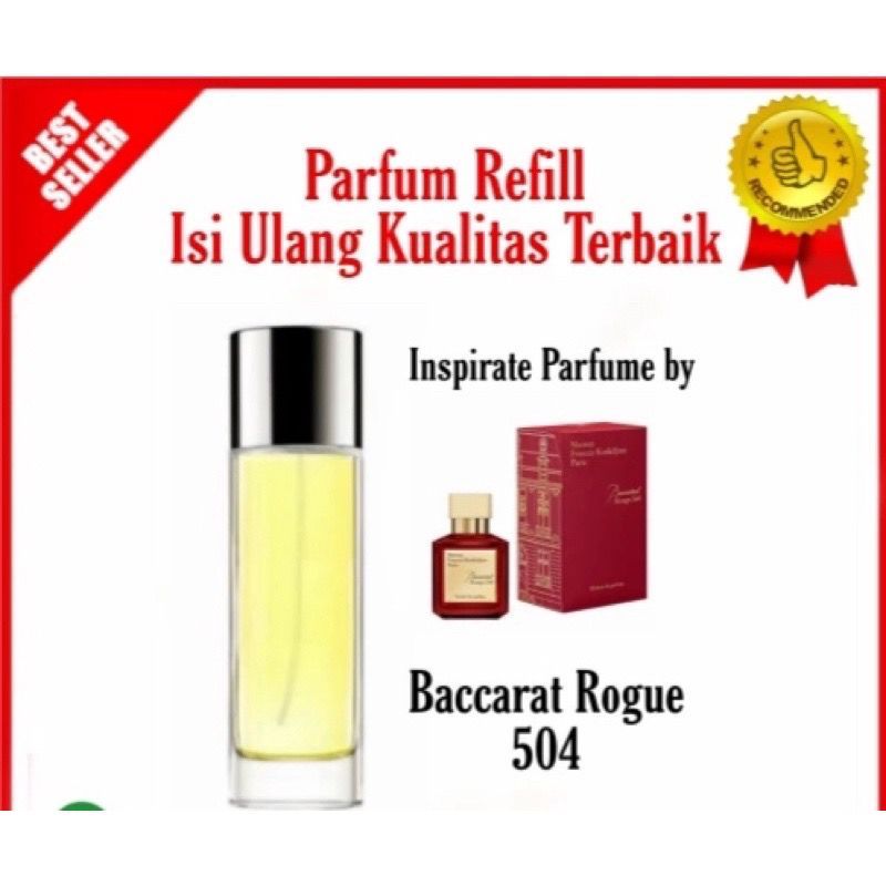 Parfum Refill Isi Ulang Aroma BACCARAT RAGUE 504