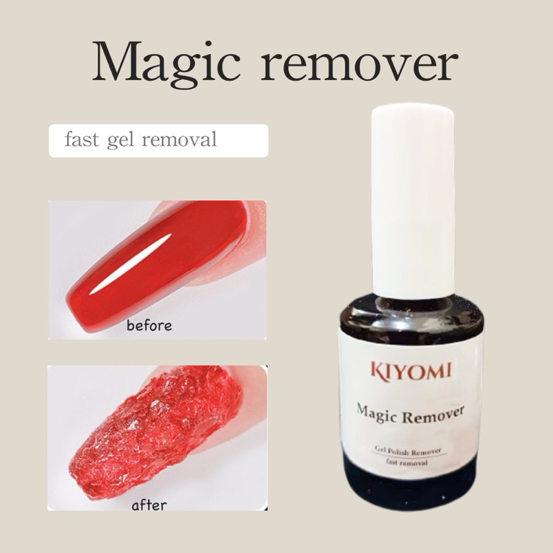 KIYOMI Magic Remover Nail Gel Polish Soak-off / Penghapus pembersih kutek gel Nail Art gel remover N