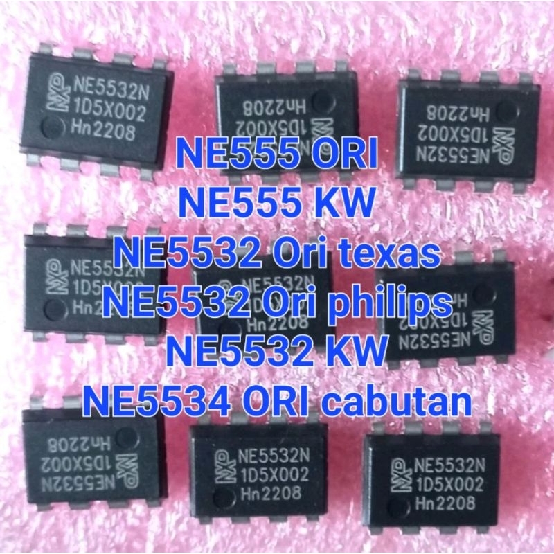 IC NE5532 NE555 NE5534 original philips NXP texas instrument NE5532N NE555P NE5534AP NE5532P NE 5532