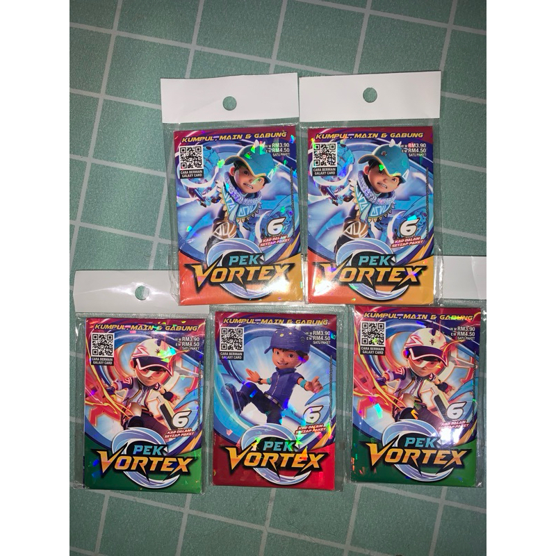 BoBoiBoy Monsta Galaxy Card - Pek Vortex