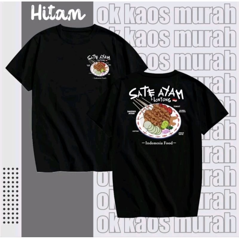 KAOS SATE AYAM LONTONG
