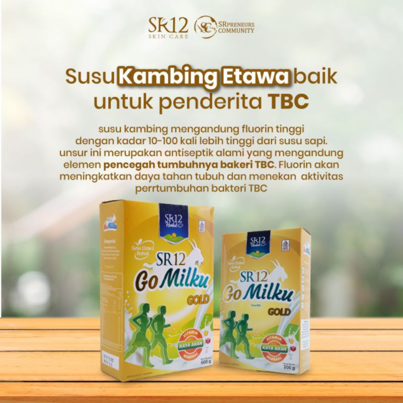 

Susu Penggemuk badan SR12 Gomilku Gold 600gr