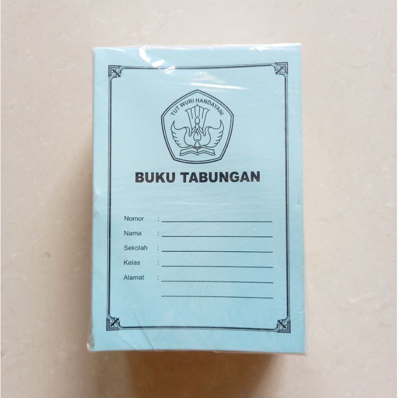 

[ MURAH PACK ISI 50 BUKU ] Buku Tabungan Warna Random ( Ukuran 10.3 x 15 cm )