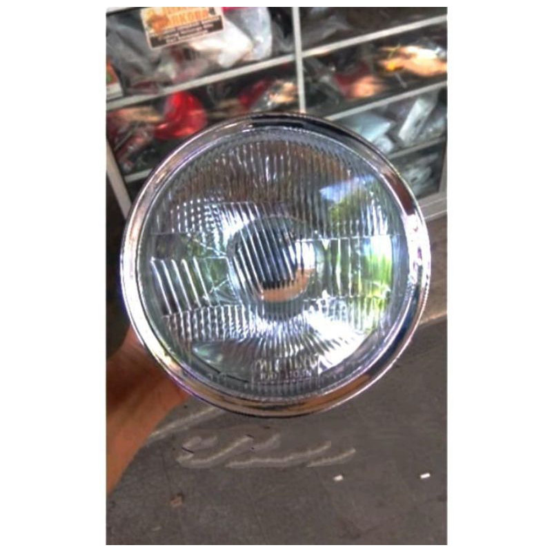 Lampu depan Tirev Autopal Headlamp Tiger revo reflektor H4 autopal Depo