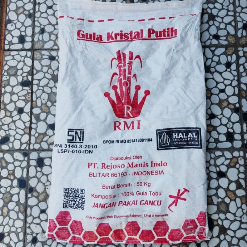 Karung Bekas Gula Pasir 50kg 95 × 60 cm