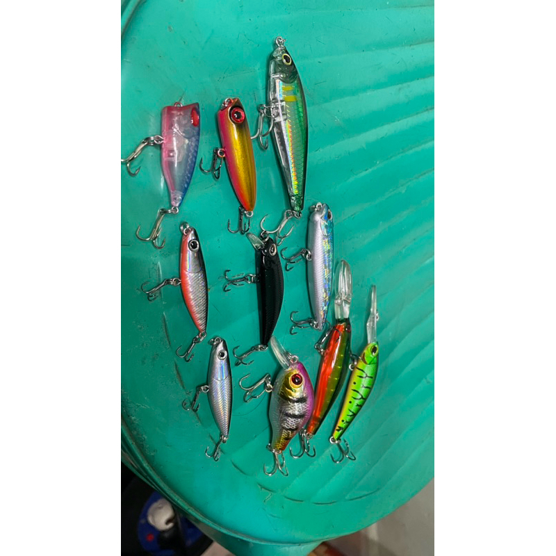 umpan pancing casting pencil WTD minnow umpan hampala swimmer