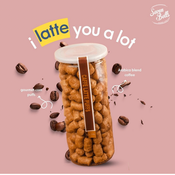

Coffee Latte Corn Puffs Snacks Gourmet Corn Puffs Seven Bells