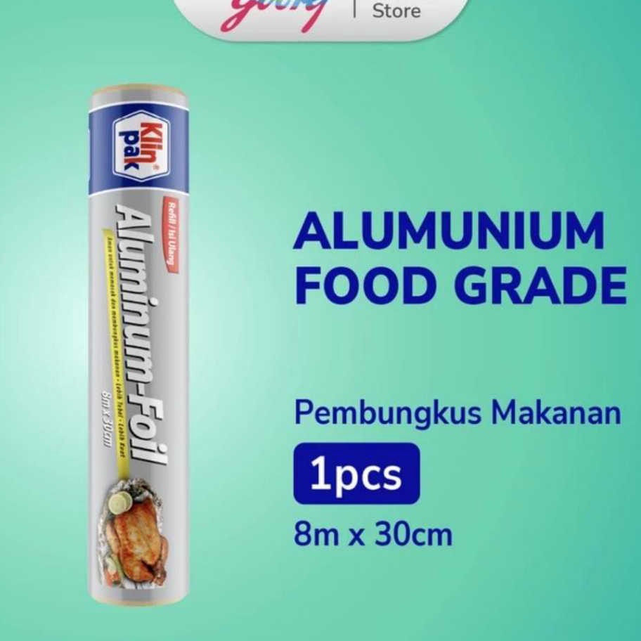 KI3 ALUMUNIUM FOIL KLINPAK FOOD GRADE 8mx3cmKlin pak foil reguler