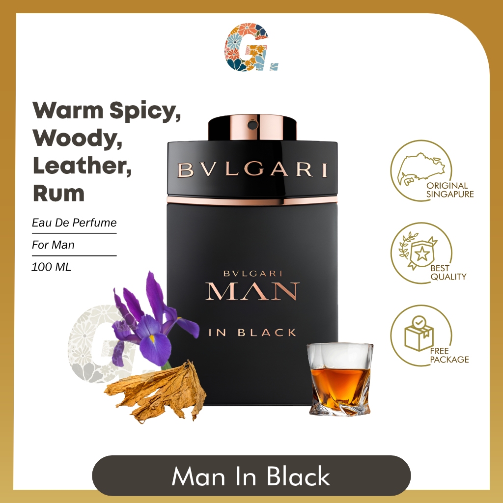Parfum Man In BIack "BvI" Original Singapore | Parfume Pria EDP 100 ML By Garage Perfume
