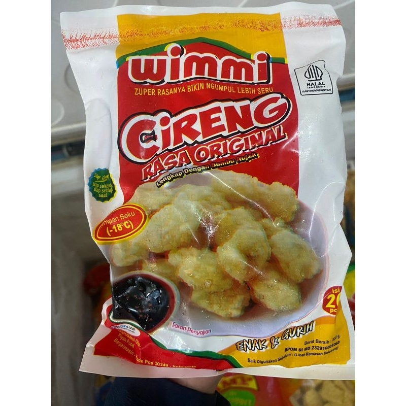 

Cireng wimmi rasa original Plus Bumbu Rujak, berat 300 gram