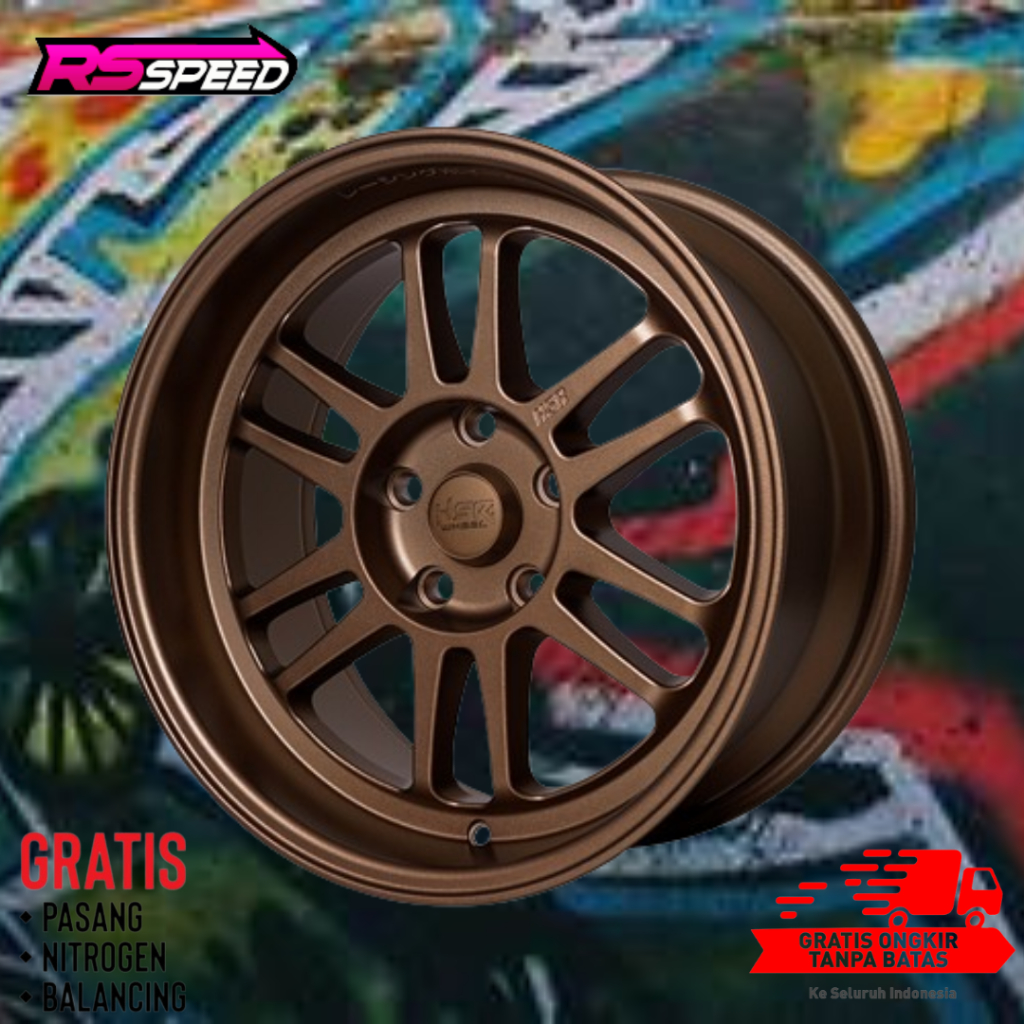 Veleg HSR Terbaru ring 17 LOCK RPF'1 bisa untuk expander brv hrv crv dll Lubang 5 lebar 8,5 et 22 PE