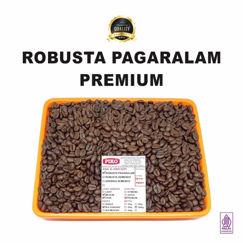 

Kopi Robusta Pagaralam 1kg Premium Petik Merah Biji Kopi Bubuk