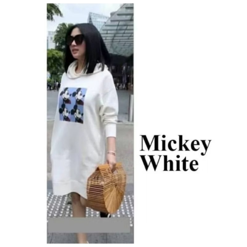 [Clearance Sale] Dress Hoodie Syahrini Dress Wanita Dress Casual Wanita