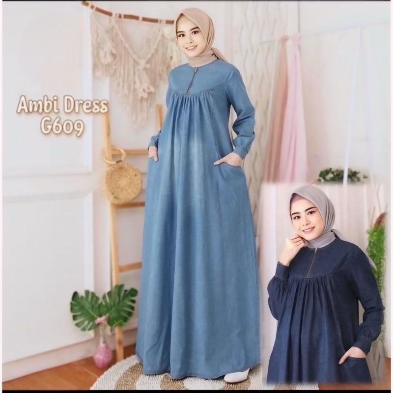 Ambi Dress Jeans Busui Frendly