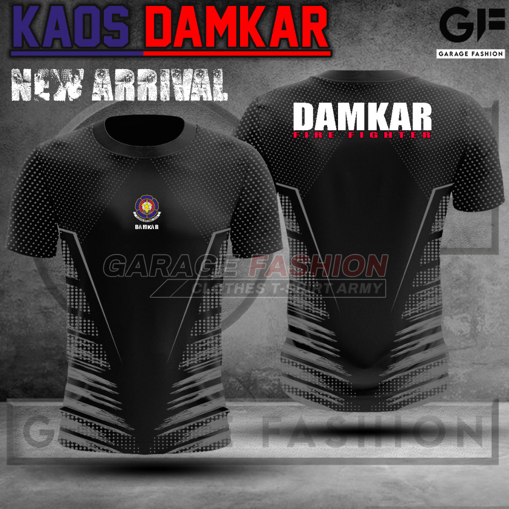 Kaos Jersey Sablon Fullprint Damkar New Arrival 2024 / Kaos Damkar / Kaos Jersey Damkar