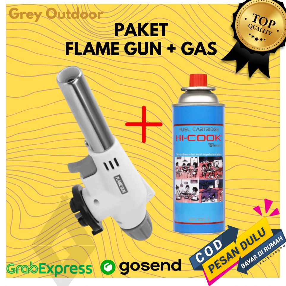 Model Keren  Gas Torch Flame Gun Gas Torch Portable Blow Torch Kepala Las