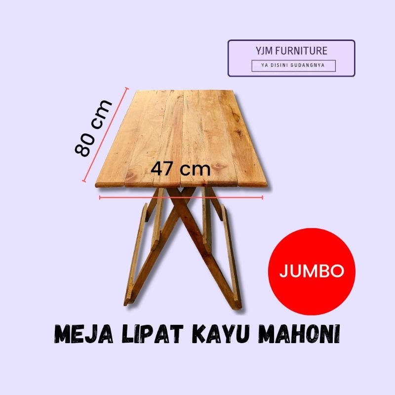 Meja Lipat Kompor Gas 2 Tungku / Meja Lipat Setrika Pakaian / Meja Lipat Jualan / Meja Lipat coffee 