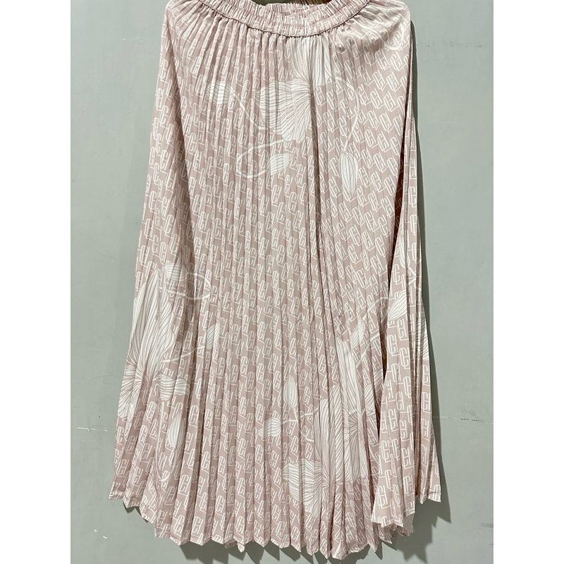 HEYLOCAL ALORA MONOGRAM SKIRT S/M - BLUSH