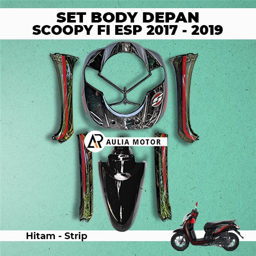 COVER BODY SET DEPAN SCOOPY FI ESP 2017 2018 2019