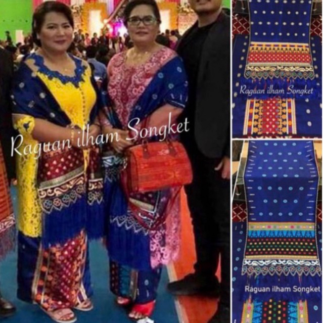 Songket Cantik Manis Tali Air Tumpal Sadum/Songket Tenun Palembang asli Tenun Tangan.ilham Songket)