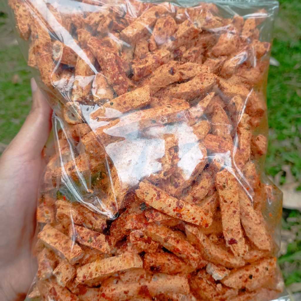 

Basreng 1kg Pedas Renyah Gurih! Cemilan Kekinian Asli Daun Jeruk