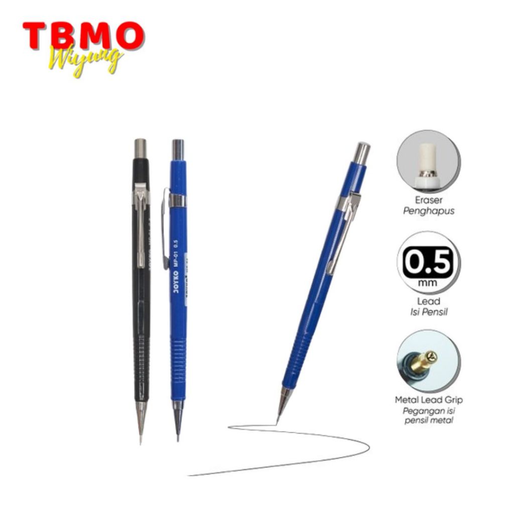 

Tbmo Mekanik Pensil MP-01 Joyko / Pensil Mekanik