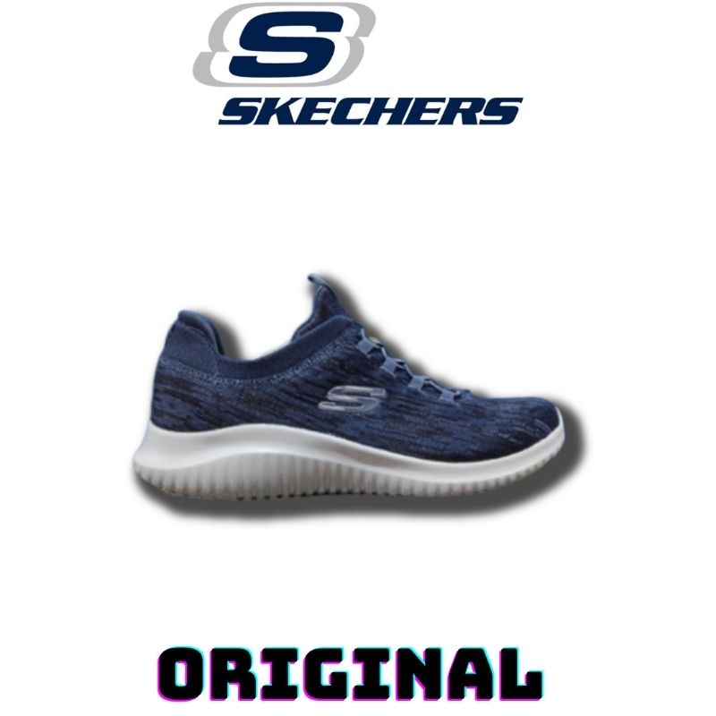 Sepatu Skechers Flection Trainer Navy Blue Men's ( 8790076/NVBL ) Original