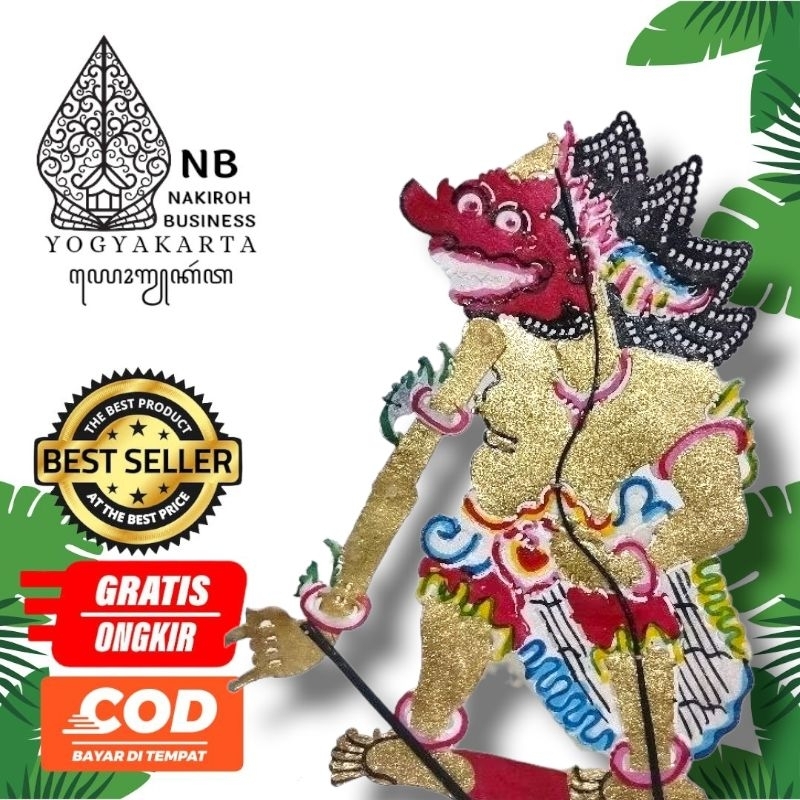 NAKIROHBUSINESS wayang kulit asli buto amral brabah