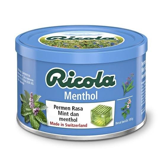 RICOLA MENTHOL 100G