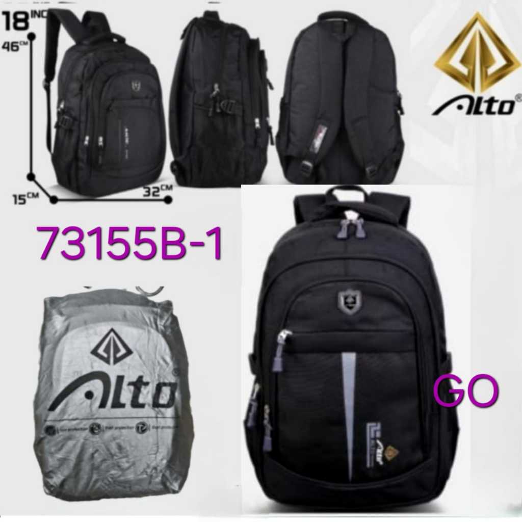 Gopro B 18INC Tas Sekolah Pollo Alto Anak Laki Laki Tas Ransel/Ransel Laptop SD SMP SMA Original