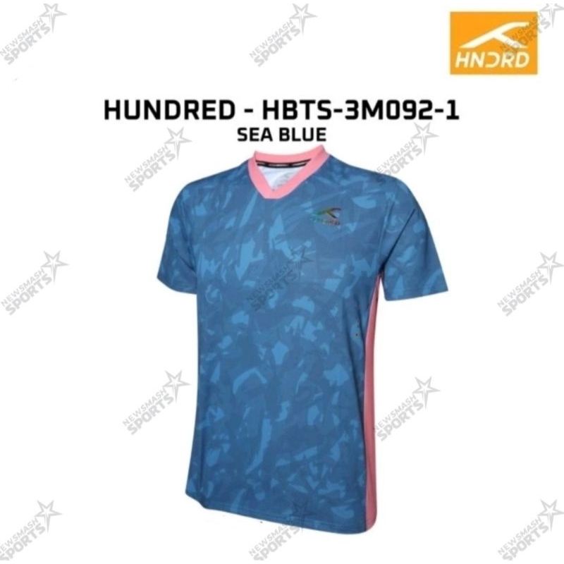 baju jersey badminton hundred 0921 blue