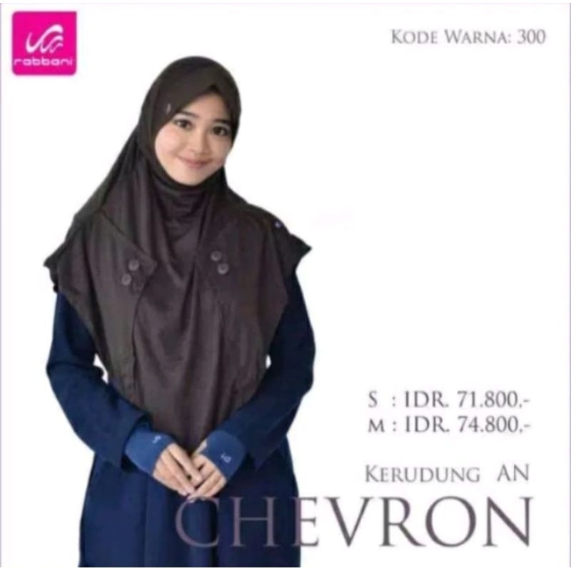 KERUDUNG INSTAN RABBANI AJ CHEVRON UK S & M
